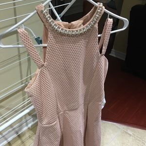 Youth Girls blush pink dressy eve dress 12